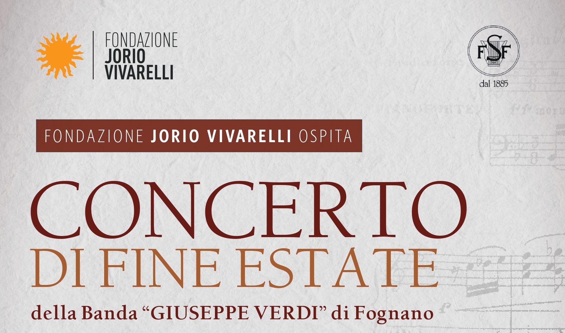 CONCERTO DI FINE ESTATE – Banda “Giuseppe Verdi” di Fognano