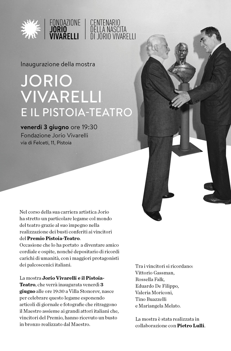 Jorio Vivarelli e il Premio PISTOIA-TEATRO