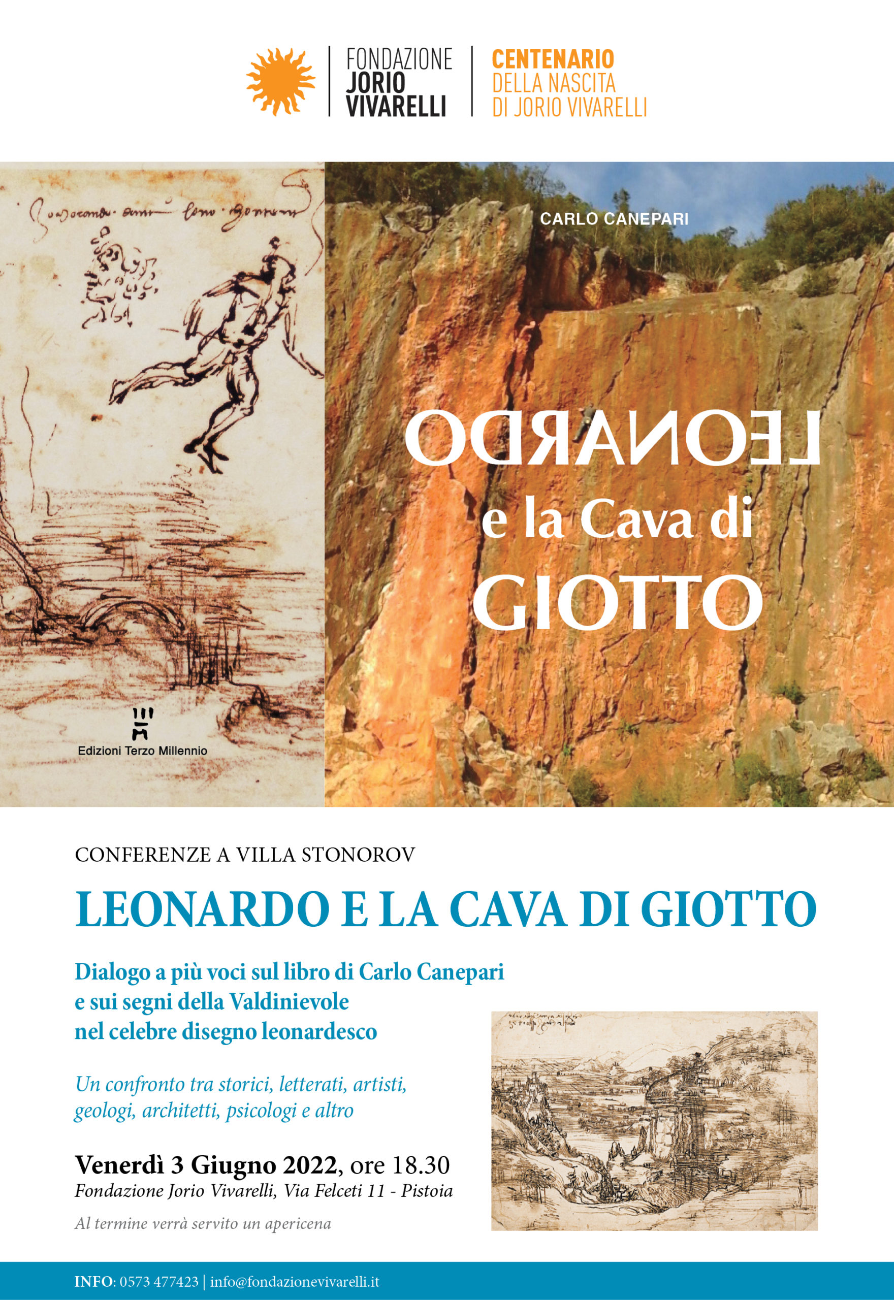 CONFERENZE A VILLA STONOROV – Leonardo e la cava di Giotto