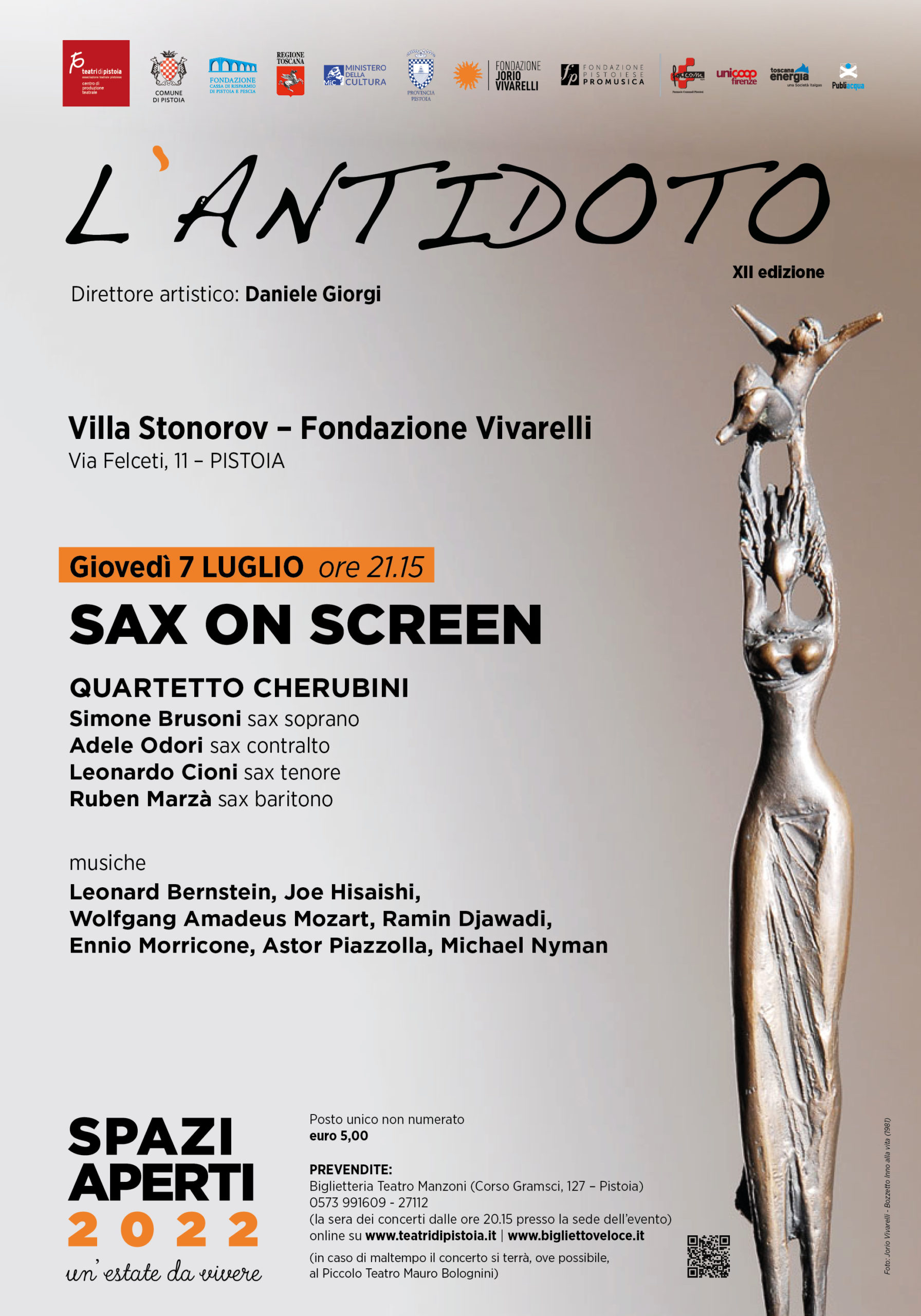 L’Antidoto – Sax on screen