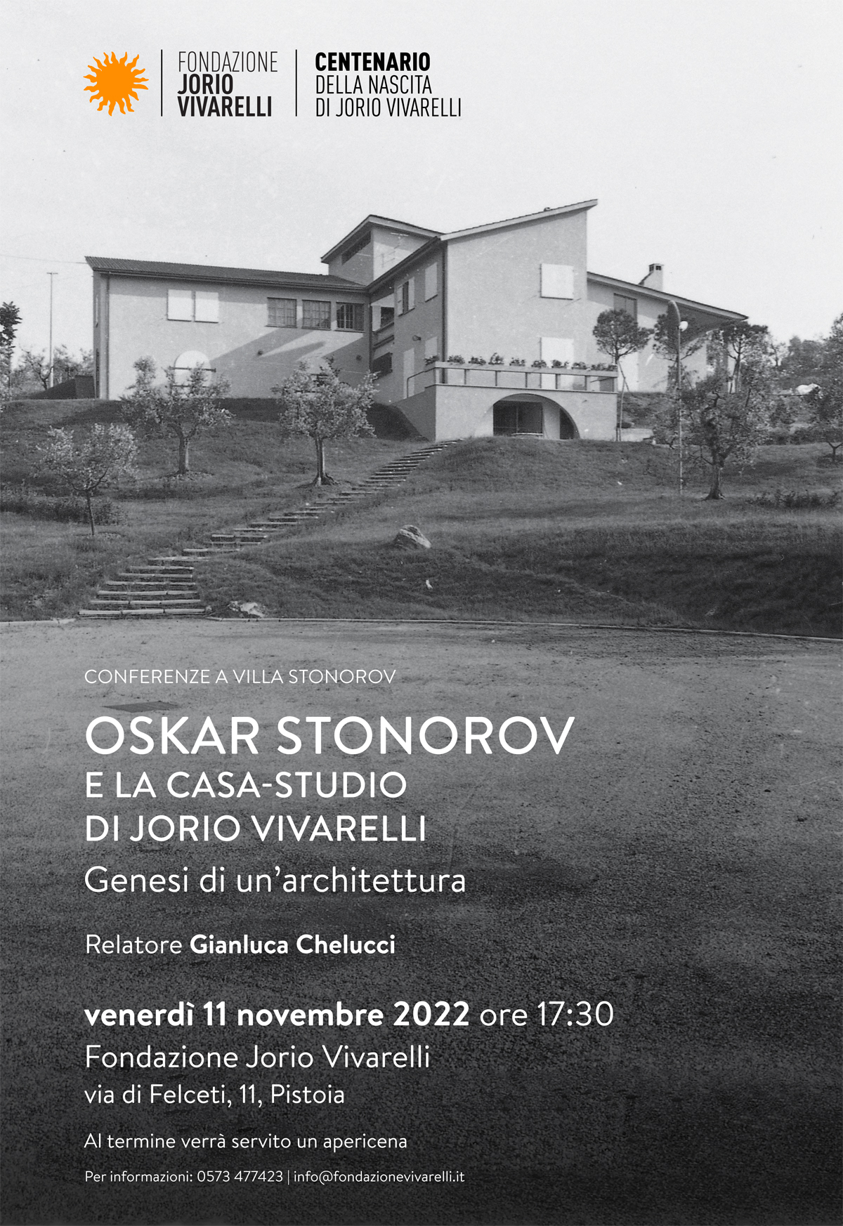 CONFERENZE A VILLA STONOROV – Oskar Stonorov e la casa-studio di Jorio Vivarelli