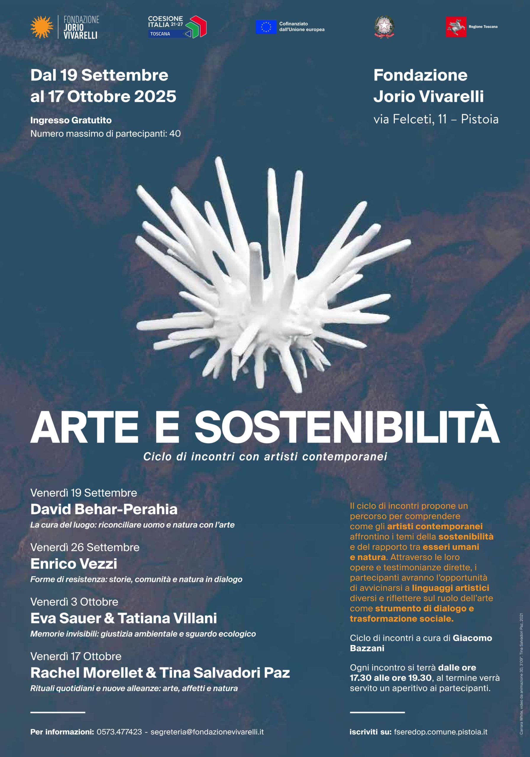 1° incontro del ciclo “ARTE E SOSTENIBILITA’ “